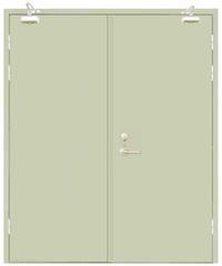 平板式鋼質防火門 GFM2123 安全與耐用的防火解決方案